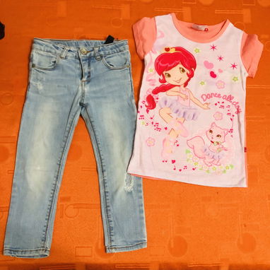 Ropa para niña (ropa malva, pijama verde y ropa niña - Img 115066485
