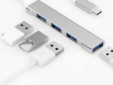 ⭕️ Extensiones USB ✅ 4 puertos ✅ para Computadoras, Tabletas, Móviles o Teléfonos, Lapto, Bocinas, equipos y más - Img 49904313