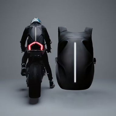 ¡MOCHILA TÁCTICA PARA MOTO CON PORTACASCO! - 2/6