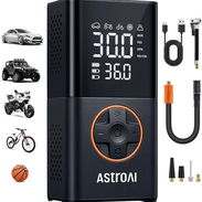 ❗️Inflador de neumáticos portátil AstroAI L7 de 150psi, pantalla digital, luz led y powerbank. Nuevo en caja. - Img 56054986