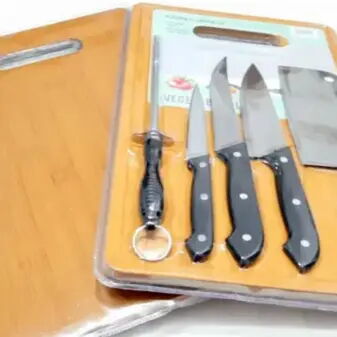 Set de cuchillos 🔪 Con tabla   (CVV) - 3/3