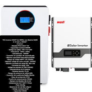 Kit Inversor MUST de 3000w con Batería SAKO 10kwh y 400Ah* - Img 55673376