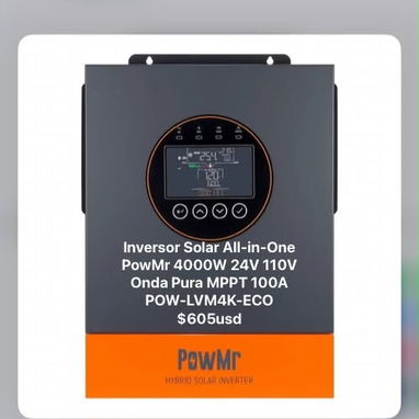 solución energética para su hogar inversores y baterías nuevos en su caja - 8/8