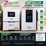 Kit solar ☀️, con inversor de 110 V y 220 V - Img 58393299