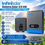 Kit solar InfiniSolar en 2000 usd con garantía y mensajería gratis - Img 58346087