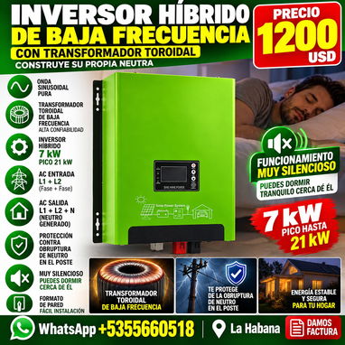 Inversor híbrido 7kW (Split Fase 120/240V) - 2/2
