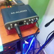 Targeta de sonido m audio con micrófono condensador - Img 55615986