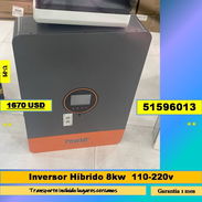 (S-919) Inversor Híbrido 8kw 110-220v 1670 USD...51596013...Garantia 1 mes ...Transporte lugares cercanos - Img 57552348