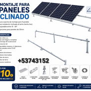 Bases para 4 paneles en paralelo - Img 56364581