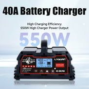 Cargador de Baterías 40A (LiFePO4, plomo-ácido 12V/24V: AGM, STD, GEL, EFB y ciclo y ciclo profundo - Img 58016837