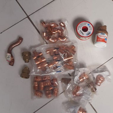 Plomero en cobre tubería y piezas 1/2_3/4 mejor precio del mercado - 2/2