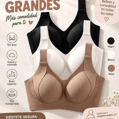 Brasiers con y sin tirantes y de Lactancia - 6/8