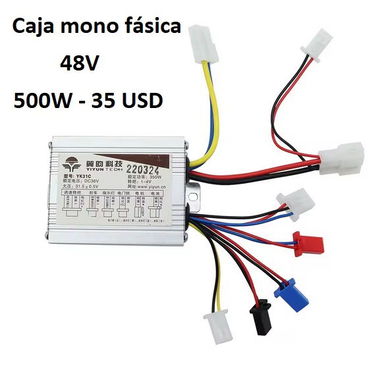 R13 Vendo cajas reguladoras para bicicletas eléctricas y bicimotos y triciclos, 350W, 450W, 500W, 1000W - Img 123765067