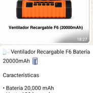 Ventilador recargable - Img 55819059