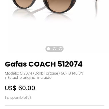 Gafas COACH. Estuche original incluido.De mujer Originales - 4/8