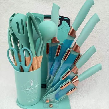 **Set de utensilios de cocina con cuchillos - 40usd** - Img 118407753