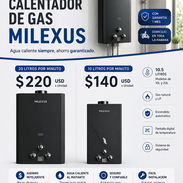 Calentador Milexus 10L y 20L Garantía+Domicilio - Img 56403953
