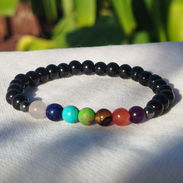 Pulsera 7 Chakras y Onix - Img 51761741