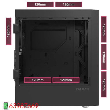 Chasis Gaming marca ZALMAN modelo T7 + 2 fanes (ZALMAN T7) Características: - Img 87797252