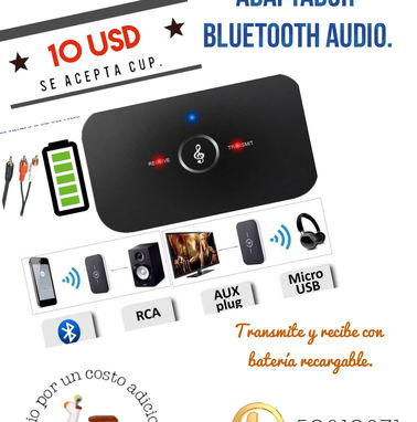 Adaptador bluetooth Audio, Adaptador bluetooth PC 8 USD,  Adaptador Bluetooth + WiFi, 11 USD - Img 95371418