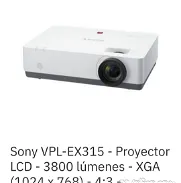 @1a@Mega OFERTA DE MAYO⚡Sony VPL-EX315 - Proyector LCD - 3800 lúmenes - XGA (1024 x 768) con pantalla EXTRA BLANCA . - Img 45034734