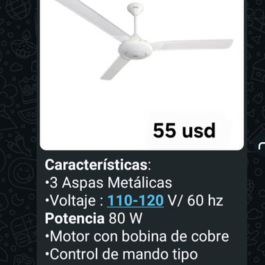 ventilador de techo royal .electroventas 💯 - Img 122400088
