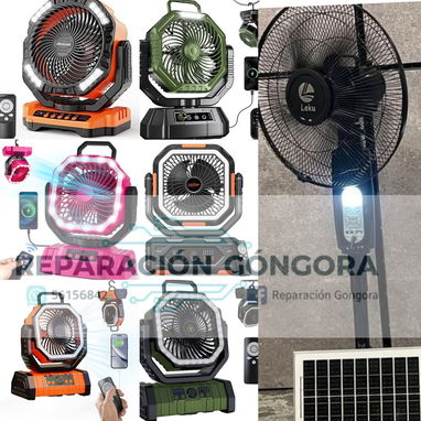 Reparacion de ventiladores recargables - 2/2