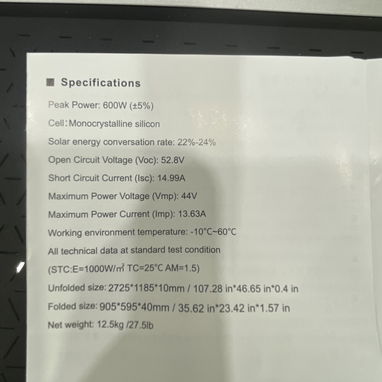 Vendo Ecoflow Delta Pro 3 , 4096 W ,  Transfer Switch  Automático/Manual ,Batería  Paneles Portables por 1200 W y Cables - Img 124662371