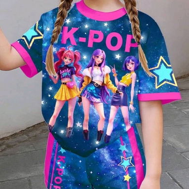 Ropa de niña de las guerreras K-pop - Img 125726907