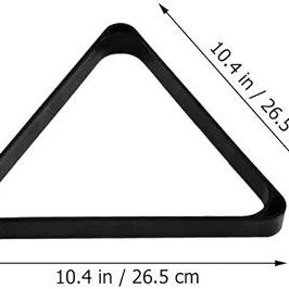 Plástico Estante triangular de billar Puede ayudarlo a reunir los billares y organizarlos cuidadosamente, lo que es herm - Img 126363172