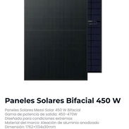 Panel solar bifacial mesi 450w rigido garantia somos tienda fisica compatible cn delta 2 adelante e inversores,triciclos - Img 57966527