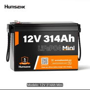 Batería LiFePO4 marca Humsienk de 12 vol 314 Ah 💵 700 dólares - Img 55398717
