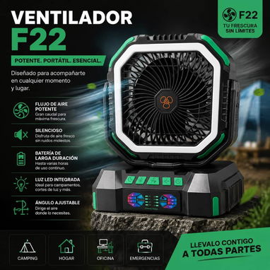 Ventiladores recargable F6 y F22 - 2/2