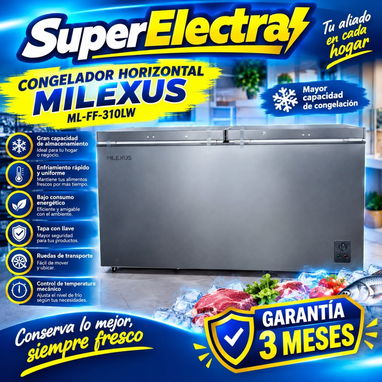 Neveras MILEXUS 3.5p / 4.2p/ 6pies/ 7p/ 11.2p/ 20pies - 7/10