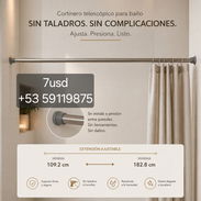 Cortinero Extensible 43 a 72 Pulgadas — Oferta con Detalle - Img 56227492