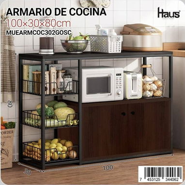 📢 Estantes modernos de madera para decorar cocina - comedor, sencillos. Importados - 4/4