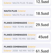 Servicios de Nauta plus, planes combinados, planes de saldo y más, contáctame y ten el tuyo 😁💯 📱 - Img 55826361