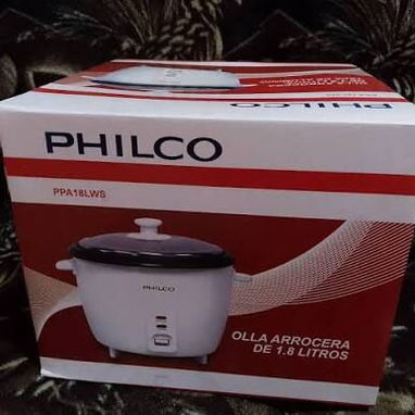 OLLA Arrocera marca PHILCO, capacidad 1,8 Litros, Potencia: 700W, Voltaje: 120V, 60Hz. NUEVA en su caja. - Img 110344052