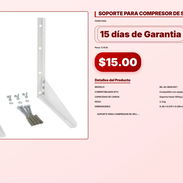 SOPORTE PARA COMPRESOR DE SPLIT . - Img 57104037