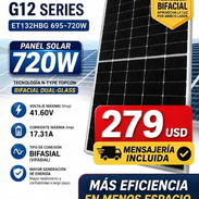 Panel solar bifacial de 720 W - Img 57149353