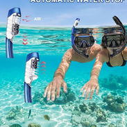 Juego de buceo , máscara de cristal templado y snorkel - Img 53579105