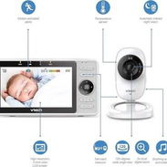 El monitor de vídeo HD Wi-Fi de VTech te permite estar cerca de tu bebé cuando estás de viaje o fuera de casa. - Img 55416237