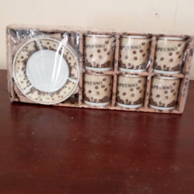Juego de 6 tacitas de café espresso - Img 125406462