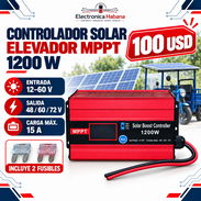 Controlador Solar Elevador MPPT 1200W para Triciclos 48/60/72V - Img 57258496