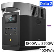 PLANTA ELECTRICA ECOFLOW DELTA 2 HASTA 2700 W.NUEVA EN CAJA, TENEMOS PANELES SOLARES PLEGABLES 200 W ,400W.PAGO POR ZELL - Img 55442824