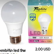 Bombillo led 9 w. Bombillo ahorrador = 75 incandescente - Img 56010609