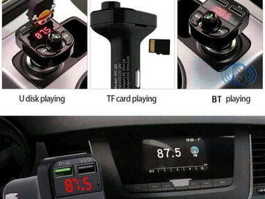 Reproductor MP3 de carro, no necesita reproductora. Se conecta por el radio. Usb y Bluetooth - Img 63960174
