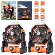 Ventilador recargable grande con luz LED - Img 58085760