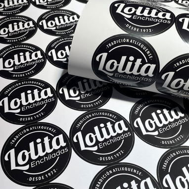 Pegatinas de diferentes formas personalizadas con tu logo. - Img 122342481