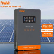420usd Vendo Inversor Powmr Híbrido 4kw-6kw a 120V Onda Pura whatsapp al 52774129 - Img 57024232